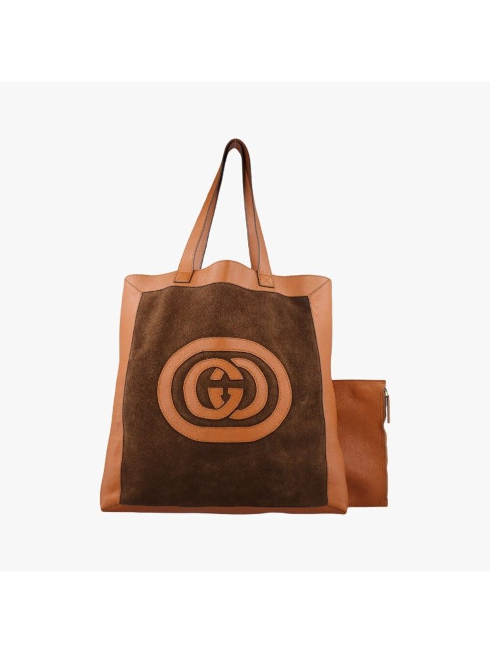 Gucci Ophidia Tote Bag Brown Suede Leather